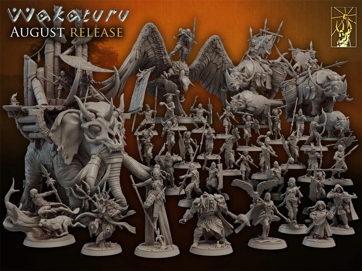 Warhammer Model Miniatures Wargame Resin Figure Garage Kit GK Native Barbarian Hammer, Third-party Dnd Running Group Resin Model
Warhammer Model Miniatures Wargame Resin Figure Garage Kit GK Native Barbarian Hammer, Third-party Dnd Running Group Resin Model