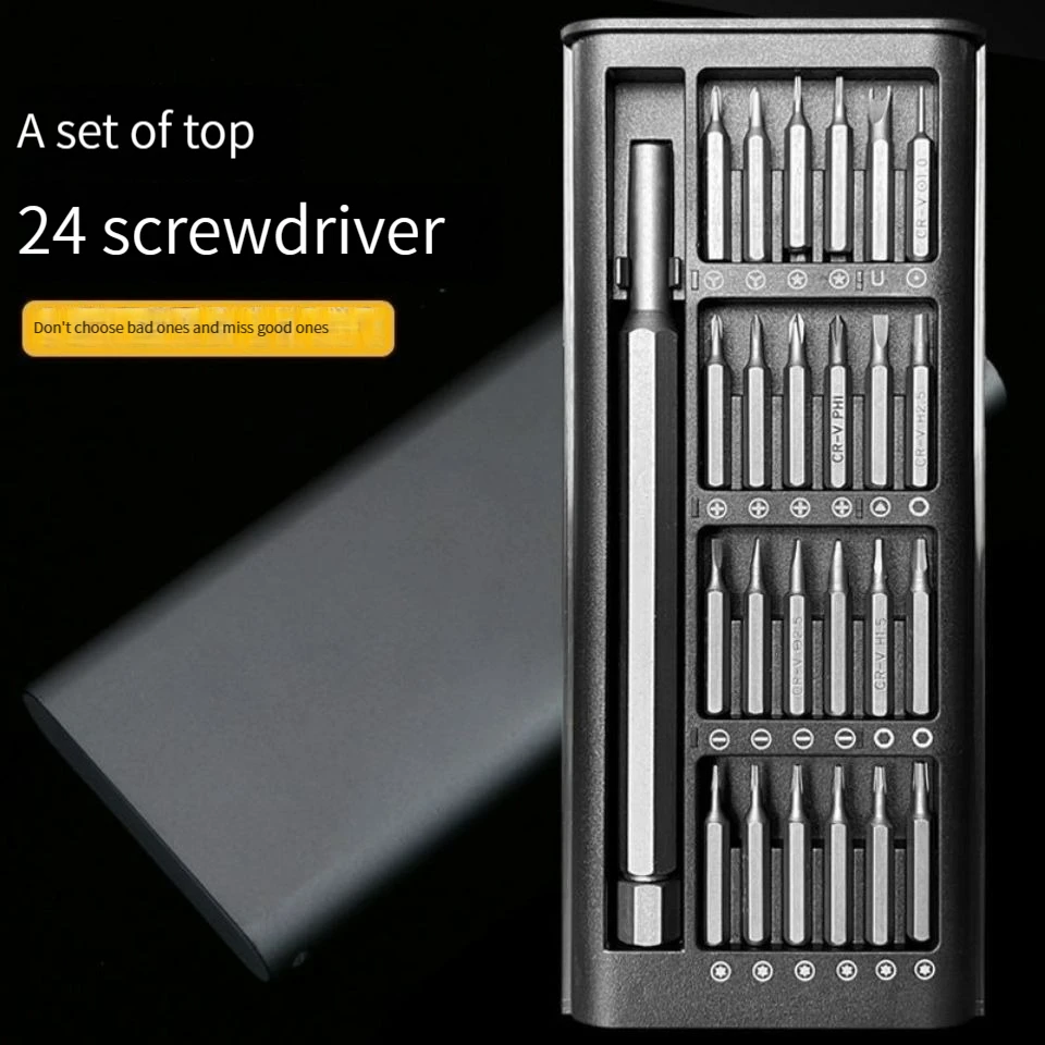 for Samsung iPhone PC Phone Repair Tools 25 in 1 Screwdriver Set 24PCS Precision Magnetic Bits Electrician Multitool Tools
for Samsung iPhone PC Phone Repair Tools 25 in 1 Screwdriver Set 24PCS Precision Magnetic Bits Electrician Multitool Tools