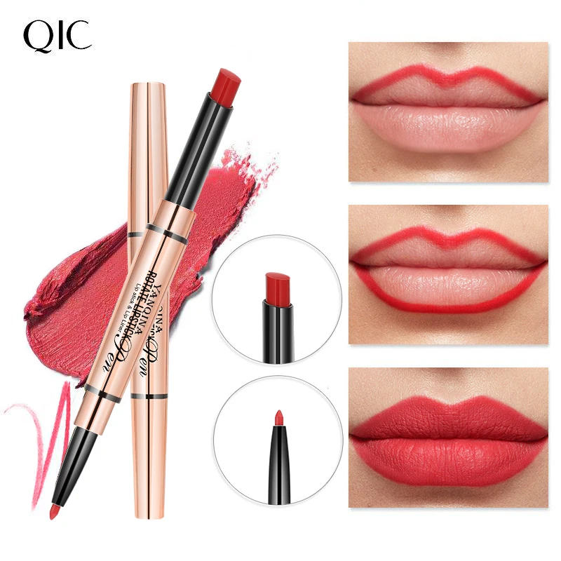 2 in 1 Double Head Liquid Lipstick Cosmetic 2 in 1 Lip Gloss & Lip Liner Waterproof Nude Lip stick Pen Makeup Longlasting TSLM2
2 in 1 Double Head Liquid Lipstick Cosmetic 2 in 1 Lip Gloss & Lip Liner Waterproof Nude Lip stick Pen Makeup Longlasting TSLM2
