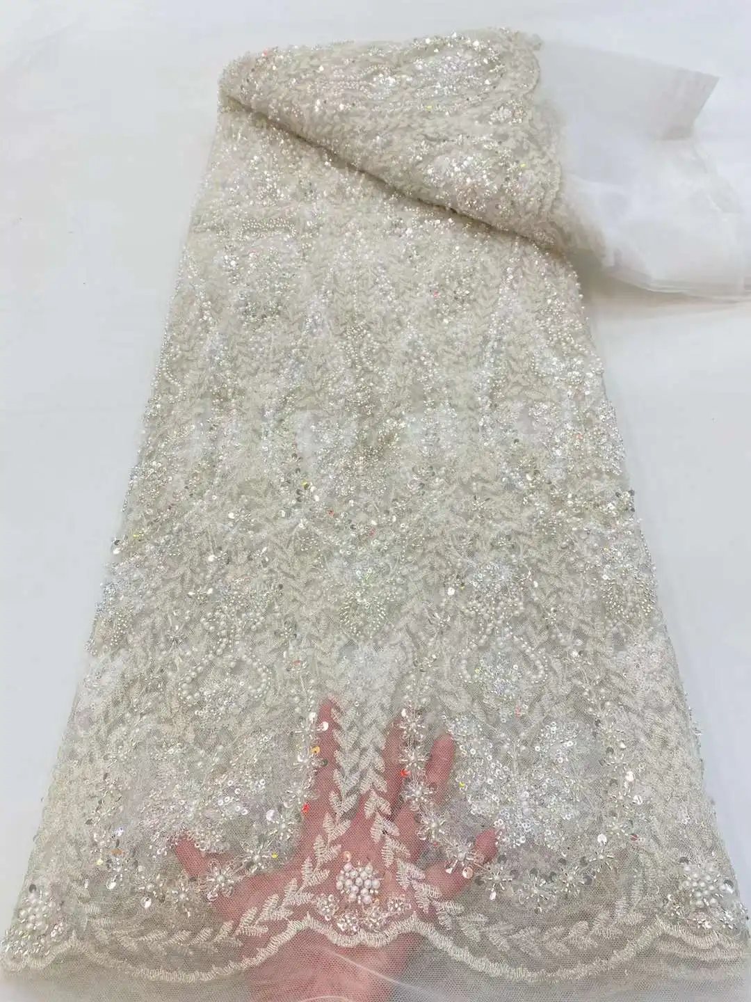 African Net Groom Lace With Beads African French Sequins Lace Fabric African Lace Fabric Nigerian Lace Fabric For Wedding Sew
African Net Groom Lace With Beads African French Sequins Lace Fabric African Lace Fabric Nigerian Lace Fabric For Wedding Sew