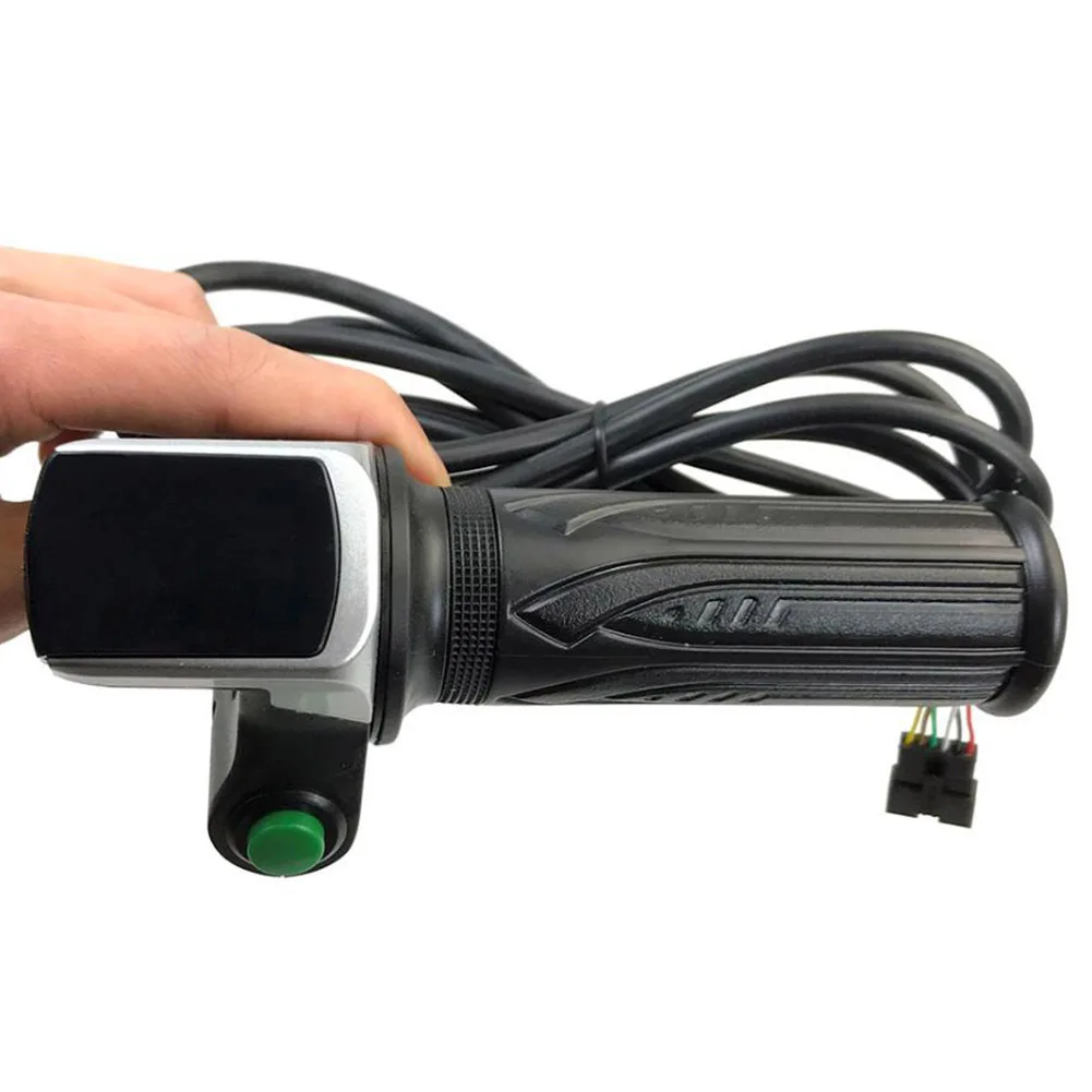 36V/48V Electric Scooter E-Bike Bicycle Throttle Grip Handlebar Grips LED Display Meter Aluminium Alloy + Rubber Components
36V/48V Electric Scooter E-Bike Bicycle Throttle Grip Handlebar Grips LED Display Meter Aluminium Alloy + Rubber Components