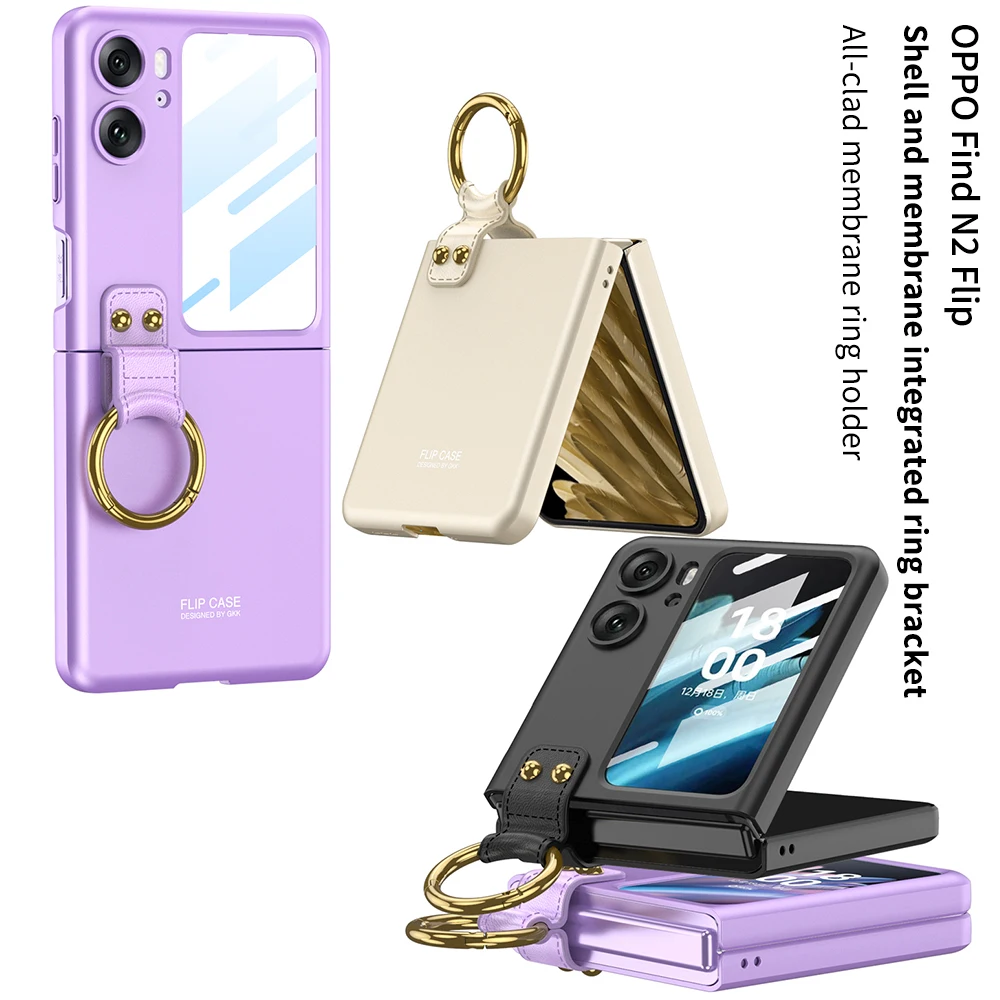 Для OPPO Find N2 Flip чехол Ультратонкий матовый кольцевой держатель-кронштейн Φ со стеклянной пленкой для экрана
Для OPPO Find N2 Flip чехол Ультратонкий матовый кольцевой держатель-кронштейн Φ со стеклянной пленкой для экрана