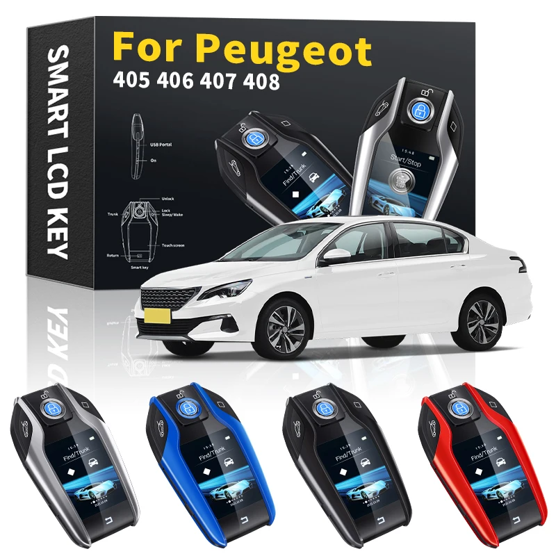 For Peugeot 405 406 407 408 2011 2012 2013 2014 2015 2016 2017 2018 2019 2020 Keyles Entry Remote Car Key Modified Smart LCD
For Peugeot 405 406 407 408 2011 2012 2013 2014 2015 2016 2017 2018 2019 2020 Keyles Entry Remote Car Key Modified Smart LCD