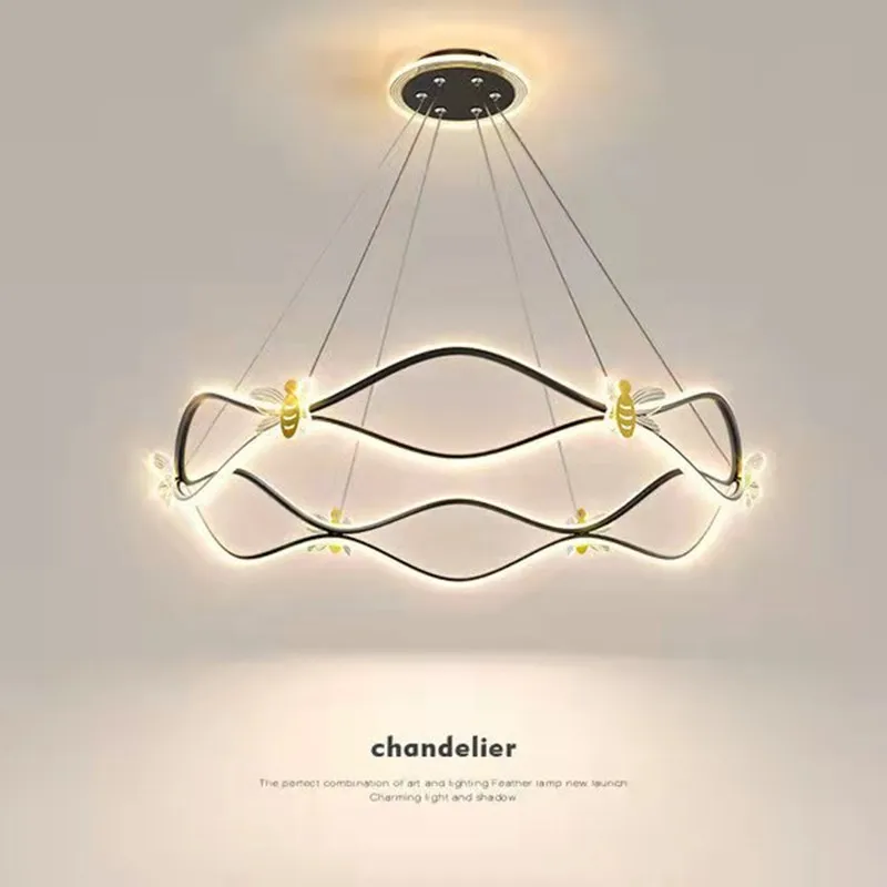Black LED Dining Room Chandelier Nordic Round Creative Bedroom Study Pendant Lights Simple Home Decor Living Room Hanging Lamps
Black LED Dining Room Chandelier Nordic Round Creative Bedroom Study Pendant Lights Simple Home Decor Living Room Hanging Lamps
