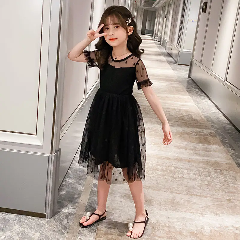 Summer Girls Dress 2023 New Children's Clothing Elegant Net Yarn Dots Dresses 8 Princess Party Dress Baby Kids Clothes 12 Years
Summer Girls Dress 2023 New Children's Clothing Elegant Net Yarn Dots Dresses 8 Princess Party Dress Baby Kids Clothes 12 Years