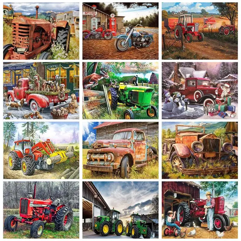 CHENISTORY Full Diamond Painting Frame Countryside Truck Cars Diamond Embroidery Gift DIY Set Home Decors Artwork Figure
CHENISTORY Full Diamond Painting Frame Countryside Truck Cars Diamond Embroidery Gift DIY Set Home Decors Artwork Figure