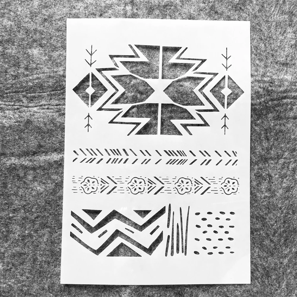 A4 29cm Geometry Totem Ancient DIY Layering Stencils Wall Painting Scrapbook Coloring Embossing Album Decorative Template
A4 29cm Geometry Totem Ancient DIY Layering Stencils Wall Painting Scrapbook Coloring Embossing Album Decorative Template
