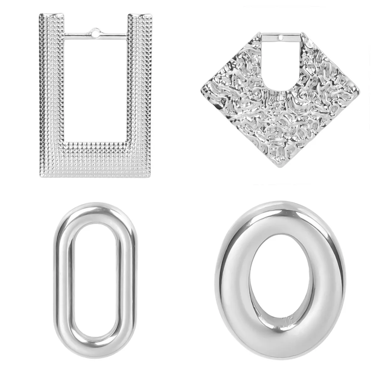 3Pcs/Lot New Geometric Hollow Oval Pendant Stainless Steel Irregular Charms For Jewelry Making Handmade DIY Necklace Accessories
3Pcs/Lot New Geometric Hollow Oval Pendant Stainless Steel Irregular Charms For Jewelry Making Handmade DIY Necklace Accessories