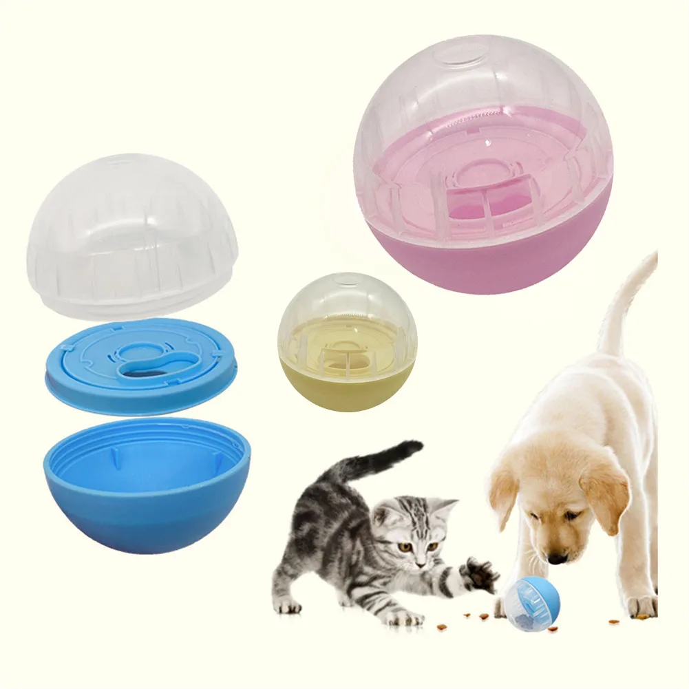 

Pet Leakage Food Balls Anti Choke Interactive Puzzle Leaking Treat Toy Funny Slow Dog Feeder Cat Dog IQ Training Educational Toy
