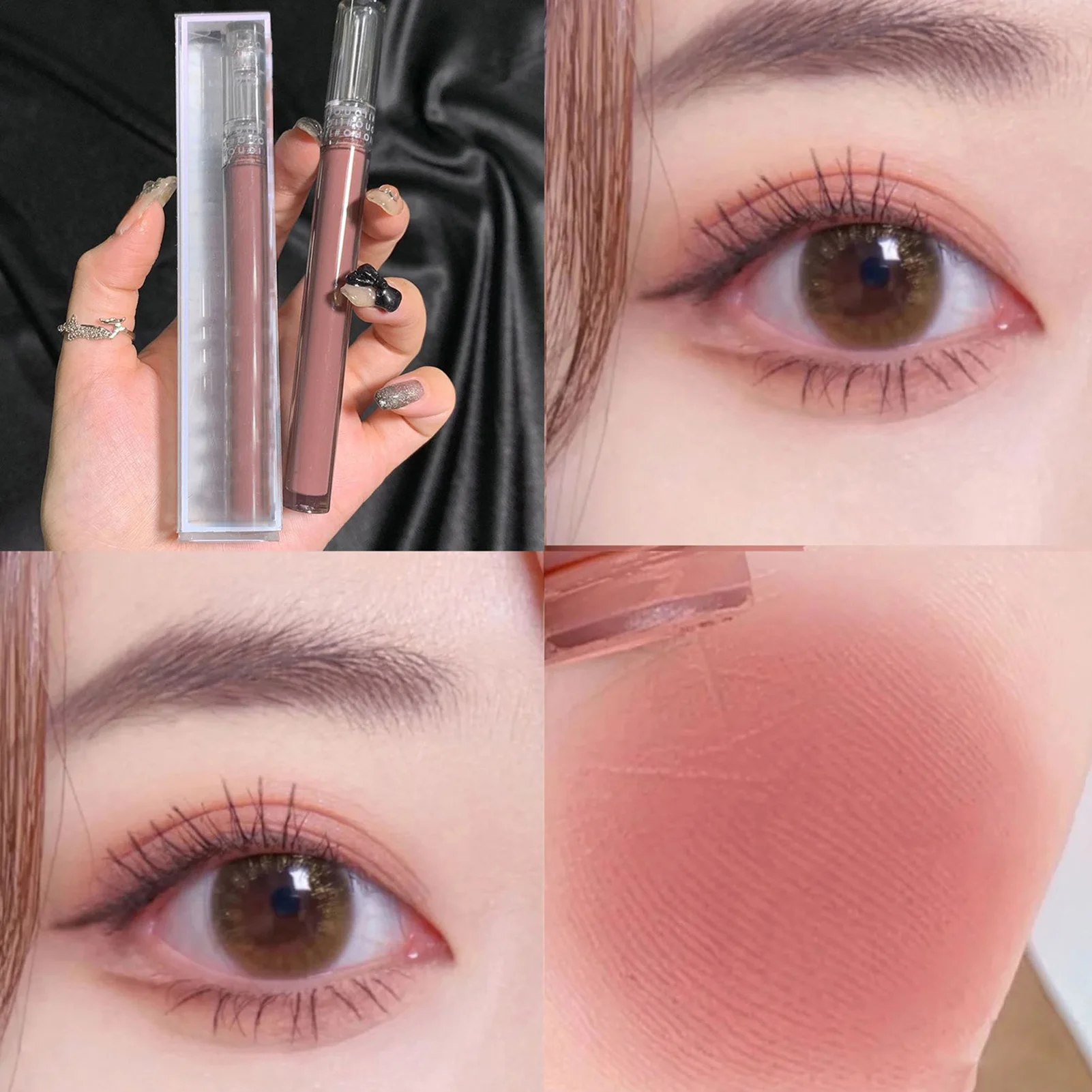 Lovely Brightening Matte Eyeshadow Liquid Smudge-proof Portable Eye Makeup Tool Makeup Supplies
Lovely Brightening Matte Eyeshadow Liquid Smudge-proof Portable Eye Makeup Tool Makeup Supplies