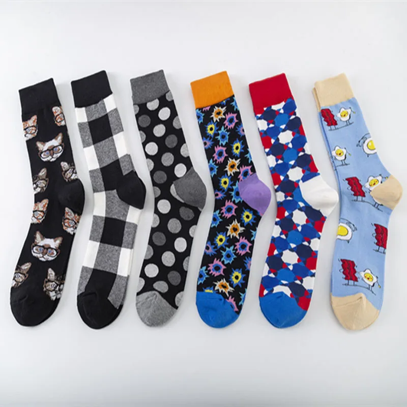 New Colorful Fashion Socks Series Socks Personalized Casual Cotton Socks European And American Street Trend Middle Tube Socks
New Colorful Fashion Socks Series Socks Personalized Casual Cotton Socks European And American Street Trend Middle Tube Socks