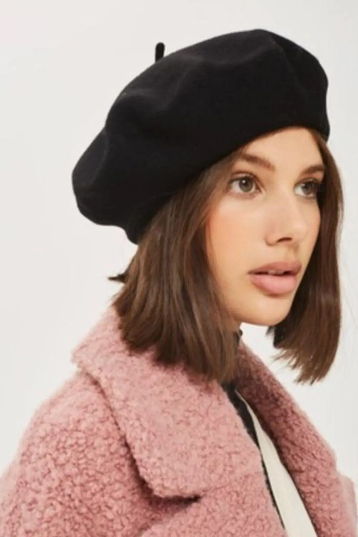 Women Black French Painter Beret Hat 
Women Black French Painter Beret Hat