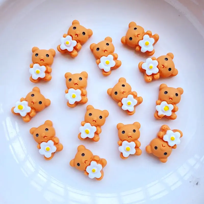 30 шт. новые милые мини 8*12 мм Медведь с цветами фигурка из смолы ремесла Flatback орнамент ювелирные изделия для волос Маникюр Аксессуары
30 шт. новые милые мини 8*12 мм Медведь с цветами фигурка из смолы ремесла Flatback орнамент ювелирные изделия для волос Маникюр Аксессуары