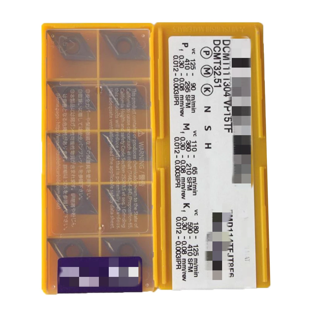 DCMT11T304 VP15TF Carbide Inserts Cutting Tool Lathe Cutter Cast Iron For CNC Tools
DCMT11T304 VP15TF Carbide Inserts Cutting Tool Lathe Cutter Cast Iron For CNC Tools