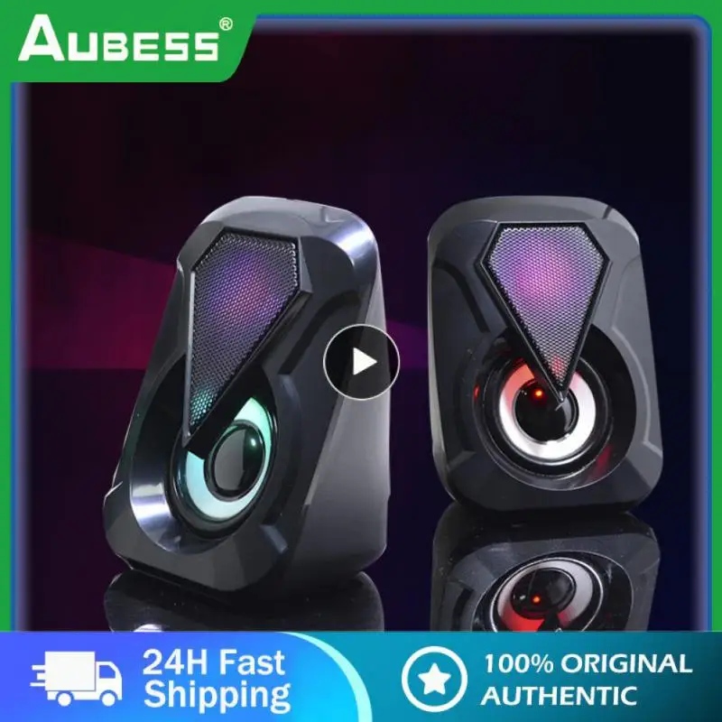 2/3/5PCS Desktop Speakers High-quality Bass 1 Pair Rgb Speaker Computer Audio Usb Supply Power Dirctly High Magnetic Speaker New
2/3/5PCS Desktop Speakers High-quality Bass 1 Pair Rgb Speaker Computer Audio Usb Supply Power Dirctly High Magnetic Speaker New