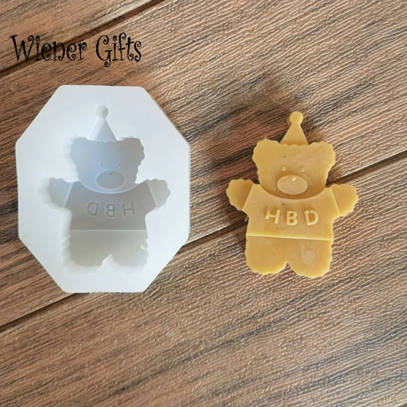 Happy Birthday Candy DIY Bear Candle Plaster Silicone Mold Cake Decorating Mold Candle Making Mold Candle Making
Happy Birthday Candy DIY Bear Candle Plaster Silicone Mold Cake Decorating Mold Candle Making Mold Candle Making