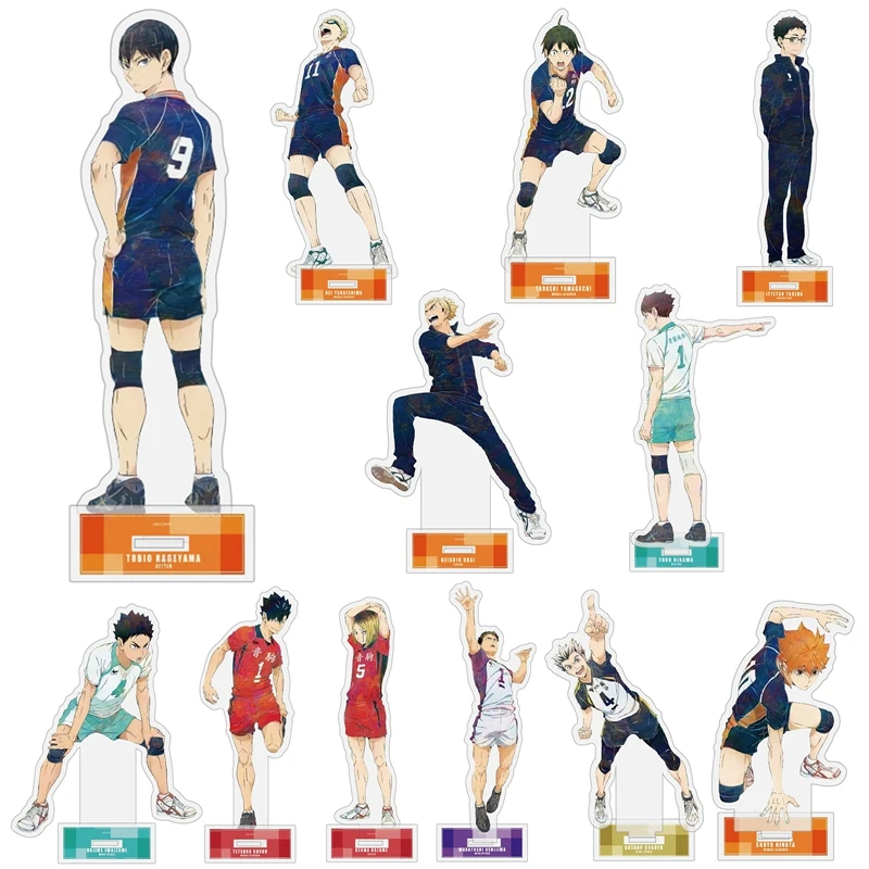 Haikyuu!! Volleyball Boys Figures Acrylic Stand 15CM Hinata Shoyo Kageyama Tobio Desk Plate Model Action Decor Ornaments
Haikyuu!! Volleyball Boys Figures Acrylic Stand 15CM Hinata Shoyo Kageyama Tobio Desk Plate Model Action Decor Ornaments