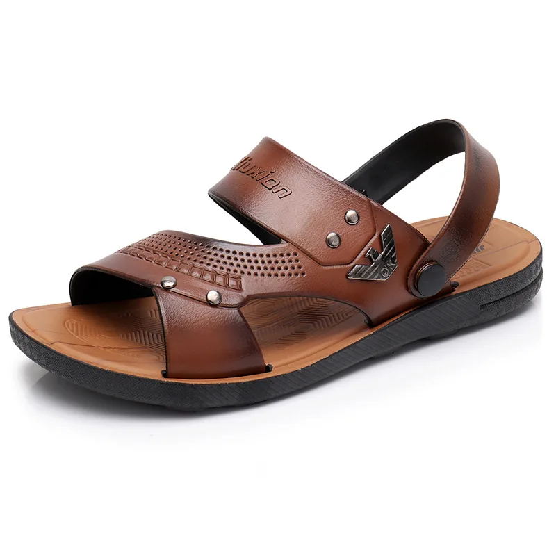 2021 Summer New Men's Beach Sandals Fashion Shallow Roman Style Rubber Slip-on Shoes Suitable for Adult Size 40-45 for Outside
2021 Summer New Men's Beach Sandals Fashion Shallow Roman Style Rubber Slip-on Shoes Suitable for Adult Size 40-45 for Outside