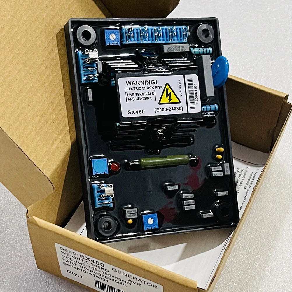 Автоматический регулятор напряжения AVR SX460 для дизельных генераторов, сменный автоматический регулятор напряжения 50-60 Гц
Автоматический регулятор напряжения AVR SX460 для дизельных генераторов, сменный автоматический регулятор напряжения 50-60 Гц