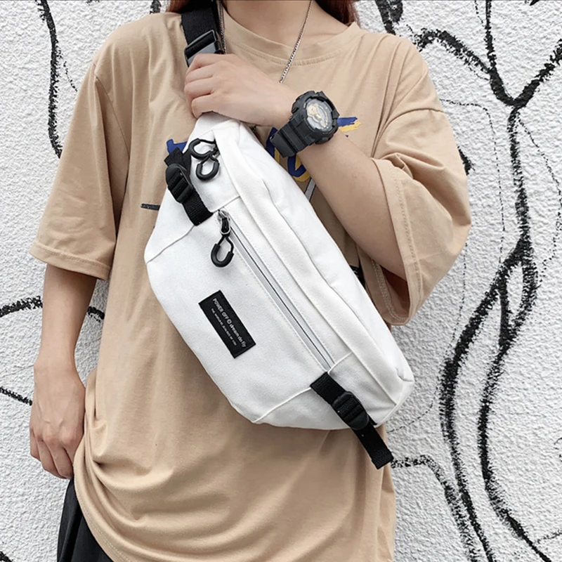 Canvas Big Casual Waist Bag Unisex Fanny Pack Streetwear Chest Bag Hip Hop Banana Bags High Quality Outdoor Big Belt Waist Packs
Canvas Big Casual Waist Bag Unisex Fanny Pack Streetwear Chest Bag Hip Hop Banana Bags High Quality Outdoor Big Belt Waist Packs