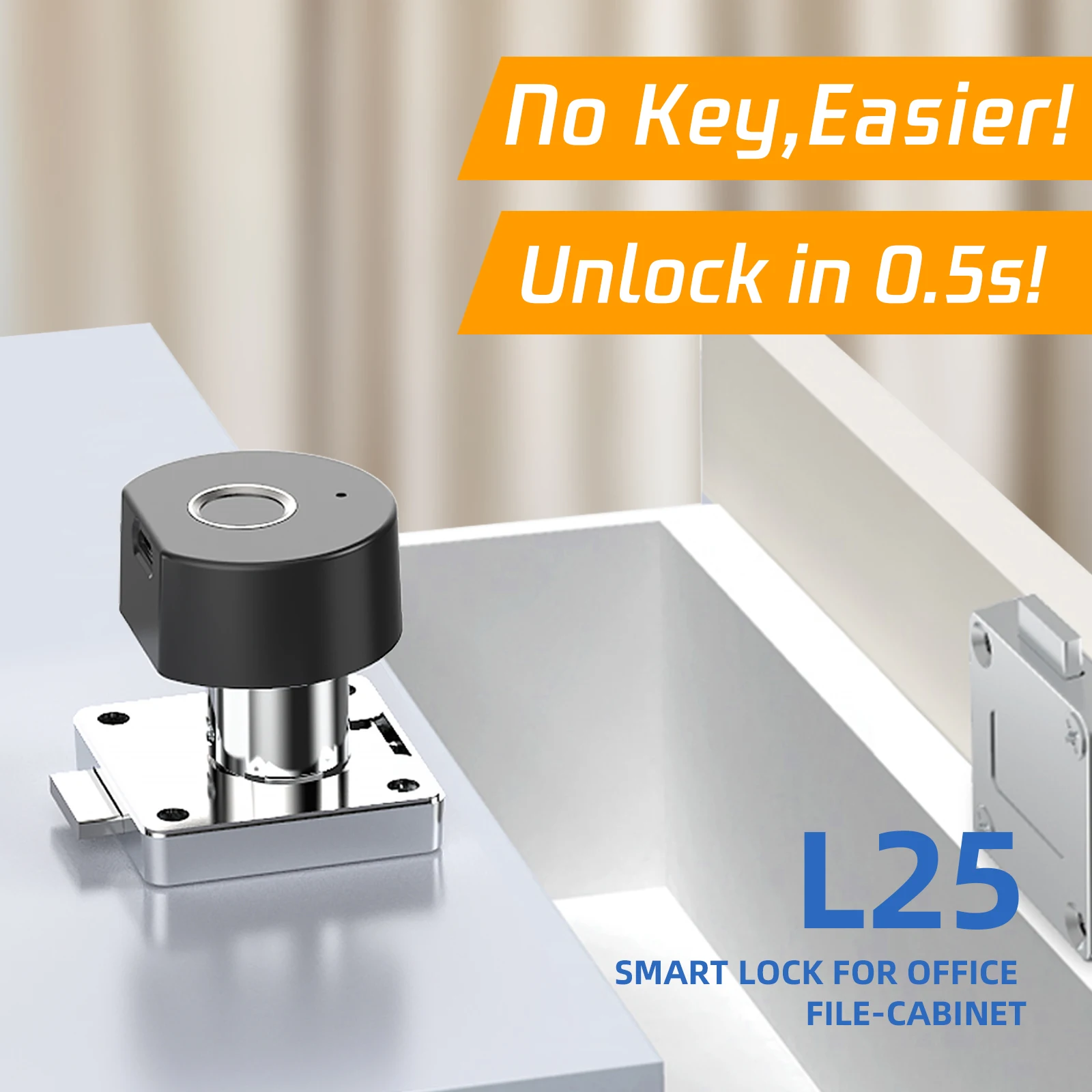 Smart Home Digital Electronic Lock Biometric Fingerprint Cabinet Drawer Lock Privacy File Storage Keyless Security Protection
Smart Home Digital Electronic Lock Biometric Fingerprint Cabinet Drawer Lock Privacy File Storage Keyless Security Protection