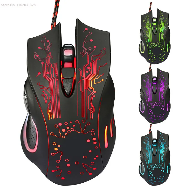 Pc Luminous Mouse Creative Usb Wired Gaming Mouse 5500dpi Professional Essential Wired Gaming Trackball Comfortable 6 Buttons B
Pc Luminous Mouse Creative Usb Wired Gaming Mouse 5500dpi Professional Essential Wired Gaming Trackball Comfortable 6 Buttons B