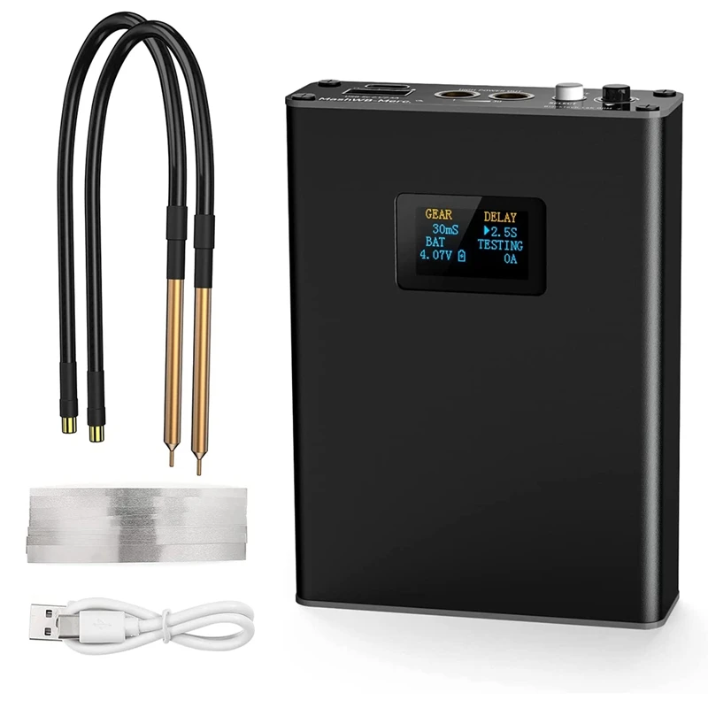 Spot Welder With LCD Screen,30 Gear Spot Welder Machine, Spot Welding Equipment Energy Storage 5000Mah For DIY Battery
Spot Welder With LCD Screen,30 Gear Spot Welder Machine, Spot Welding Equipment Energy Storage 5000Mah For DIY Battery