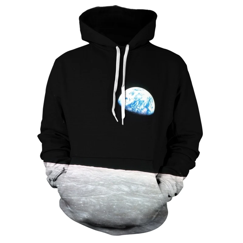 

3d Hoodies Astronaut Cosmic Galaxy Hoodie for Men 3d Printed Universe Hooded Casual Earth Hoody Anime Unisex Hip Hop Pullover