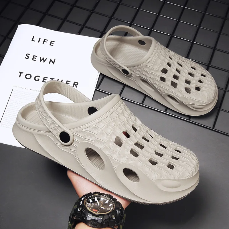 39-47 Mens Mules & Clogs Summer Sandals Eva Flat Solid Square Hole Non-slip Comfortable Beach Slippers Male Garden Shoes H25
39-47 Mens Mules & Clogs Summer Sandals Eva Flat Solid Square Hole Non-slip Comfortable Beach Slippers Male Garden Shoes H25