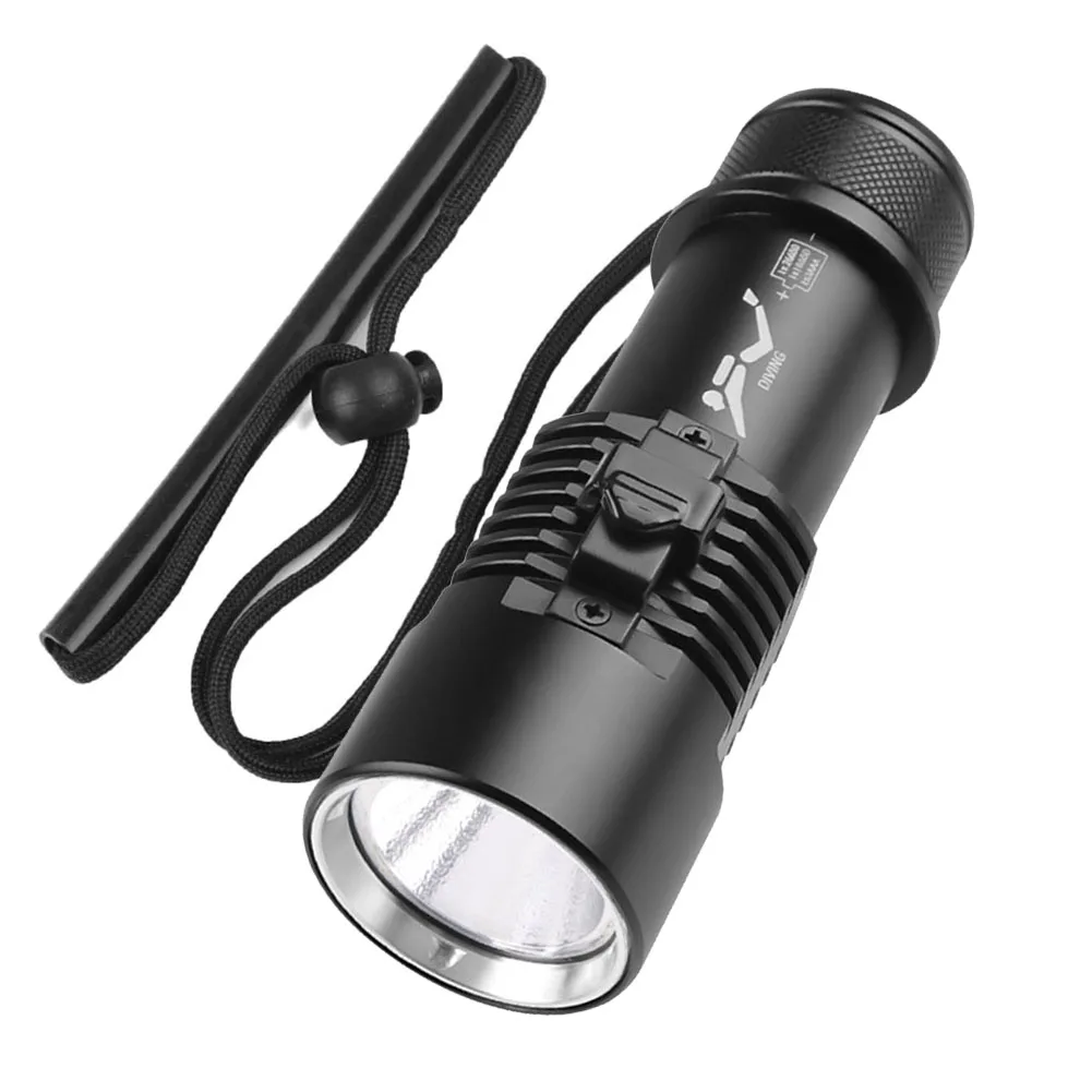 XHP70 LED Underwater Flashlight Power 1500LM Diving Torch Lamp Outdoor Waterproof Lighting Instruments Device
XHP70 LED Underwater Flashlight Power 1500LM Diving Torch Lamp Outdoor Waterproof Lighting Instruments Device