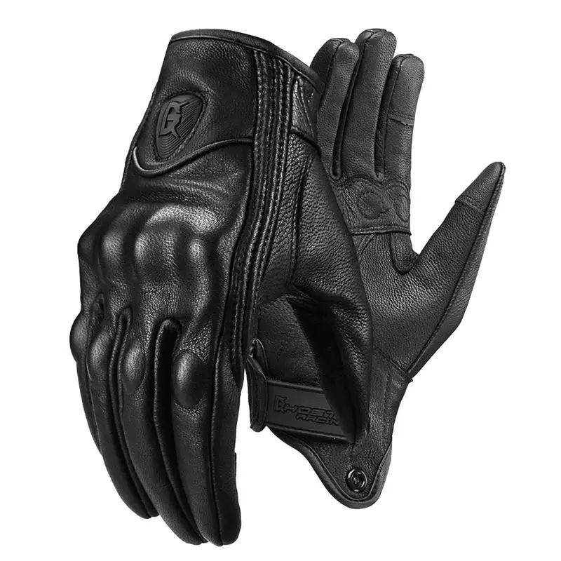 Sheepskin Leather Motorcycle Gloves Vintage Sheepskin Leather Motorcycle Gloves Durable Riding Retro Full Finger Screen Touch
Sheepskin Leather Motorcycle Gloves Vintage Sheepskin Leather Motorcycle Gloves Durable Riding Retro Full Finger Screen Touch