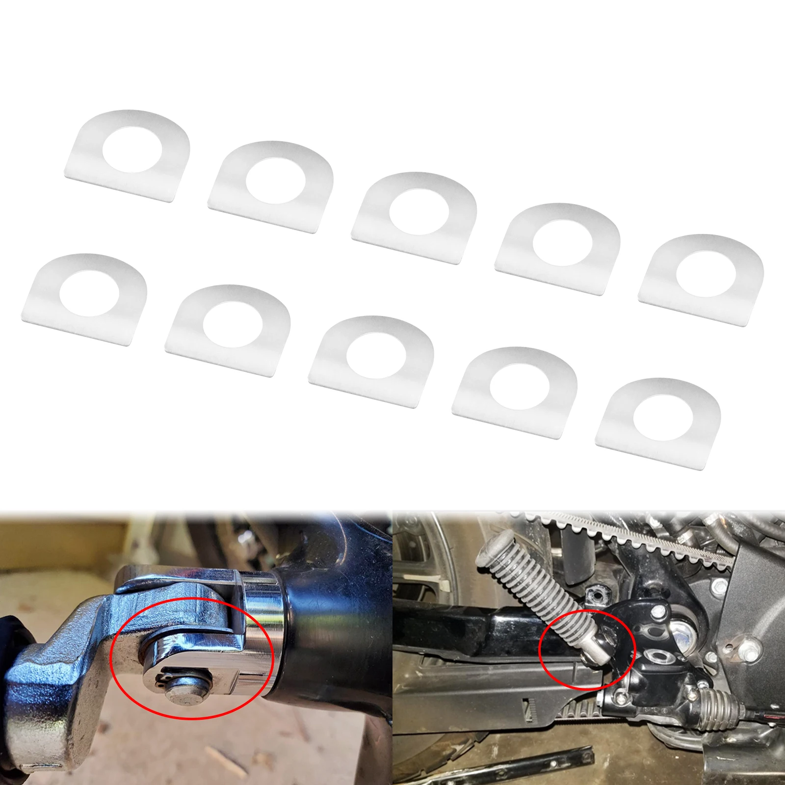 Универсальный комплект крепления подножек из 10 шт., штифты для пола, подушечки для подножек, пружинная шайба для Harley Dyna Touring Sportster XL Softail FL 
Универсальный комплект крепления подножек из 10 шт., штифты для пола, подушечки для подножек, пружинная шайба для Harley Dyna Touring Sportster XL Softail FL