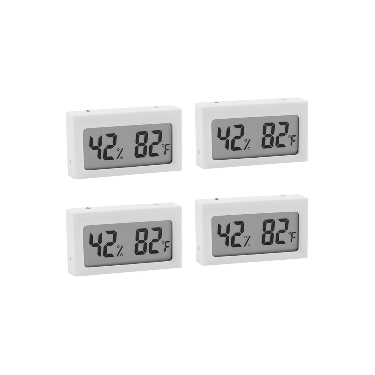 4PCS Vehicle Reptile Thermometer S-WS05 Mini Electronic -Hygrometer for Fish Tank ℃/℉ White
4PCS Vehicle Reptile Thermometer S-WS05 Mini Electronic -Hygrometer for Fish Tank ℃/℉ White
