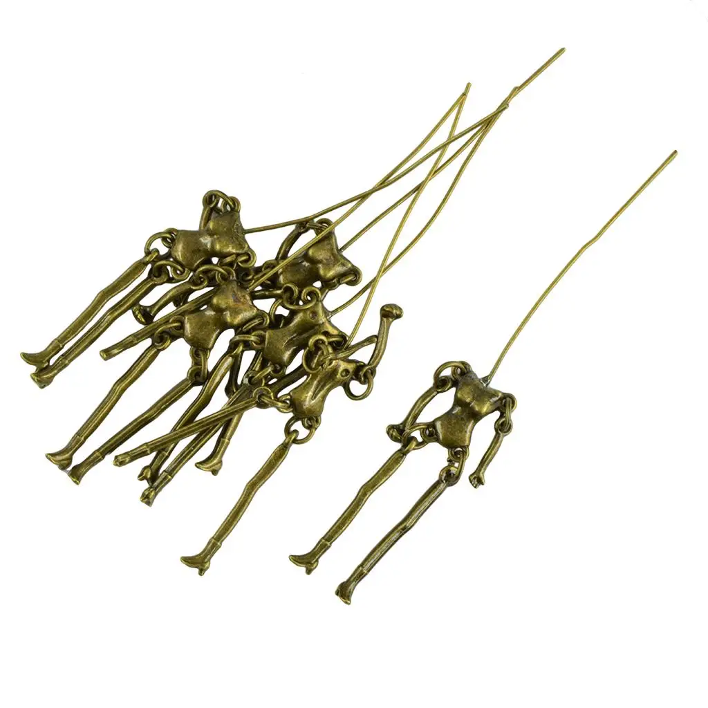New 6Pcs Cute Small Human Skeleton Body Dolls DIY Jewelry Findings Pendant 
New 6Pcs Cute Small Human Skeleton Body Dolls DIY Jewelry Findings Pendant