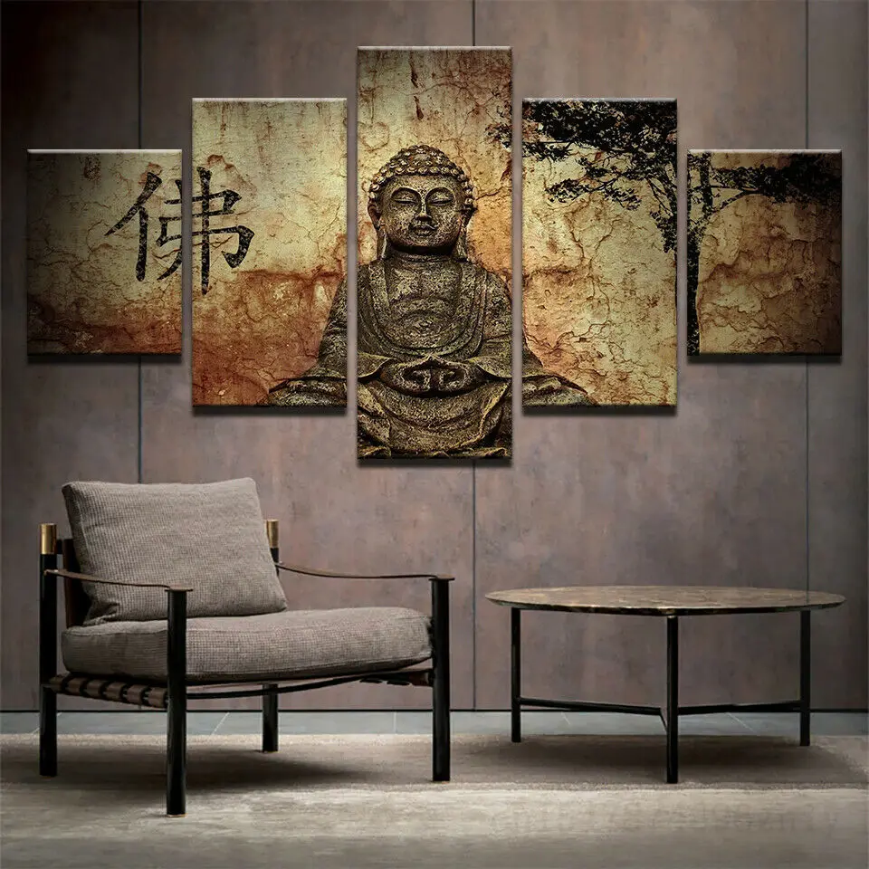 Buddha Meditation Statue Buddhism Canvas Prints Painting Wall Art Home Decor No Framed Paintings HD Print Pictures 5 Panel
Buddha Meditation Statue Buddhism Canvas Prints Painting Wall Art Home Decor No Framed Paintings HD Print Pictures 5 Panel