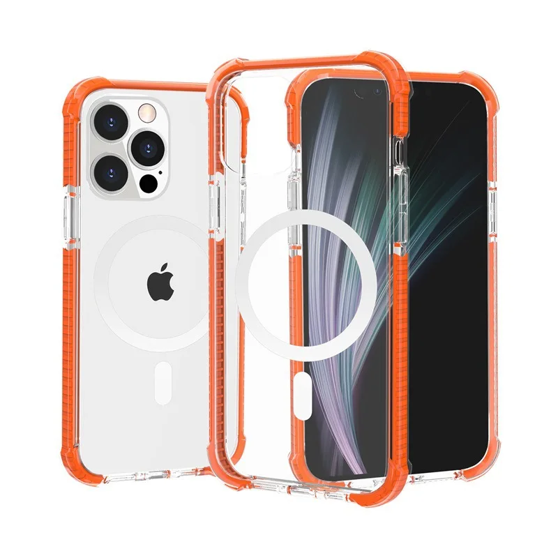 Magsafe Case for iPhone 13 Phone Case iPhone 12pro Transparent Magnetic Drop-Resistant Acrylic TPU Pc Airbag for iPhone12
Magsafe Case for iPhone 13 Phone Case iPhone 12pro Transparent Magnetic Drop-Resistant Acrylic TPU Pc Airbag for iPhone12