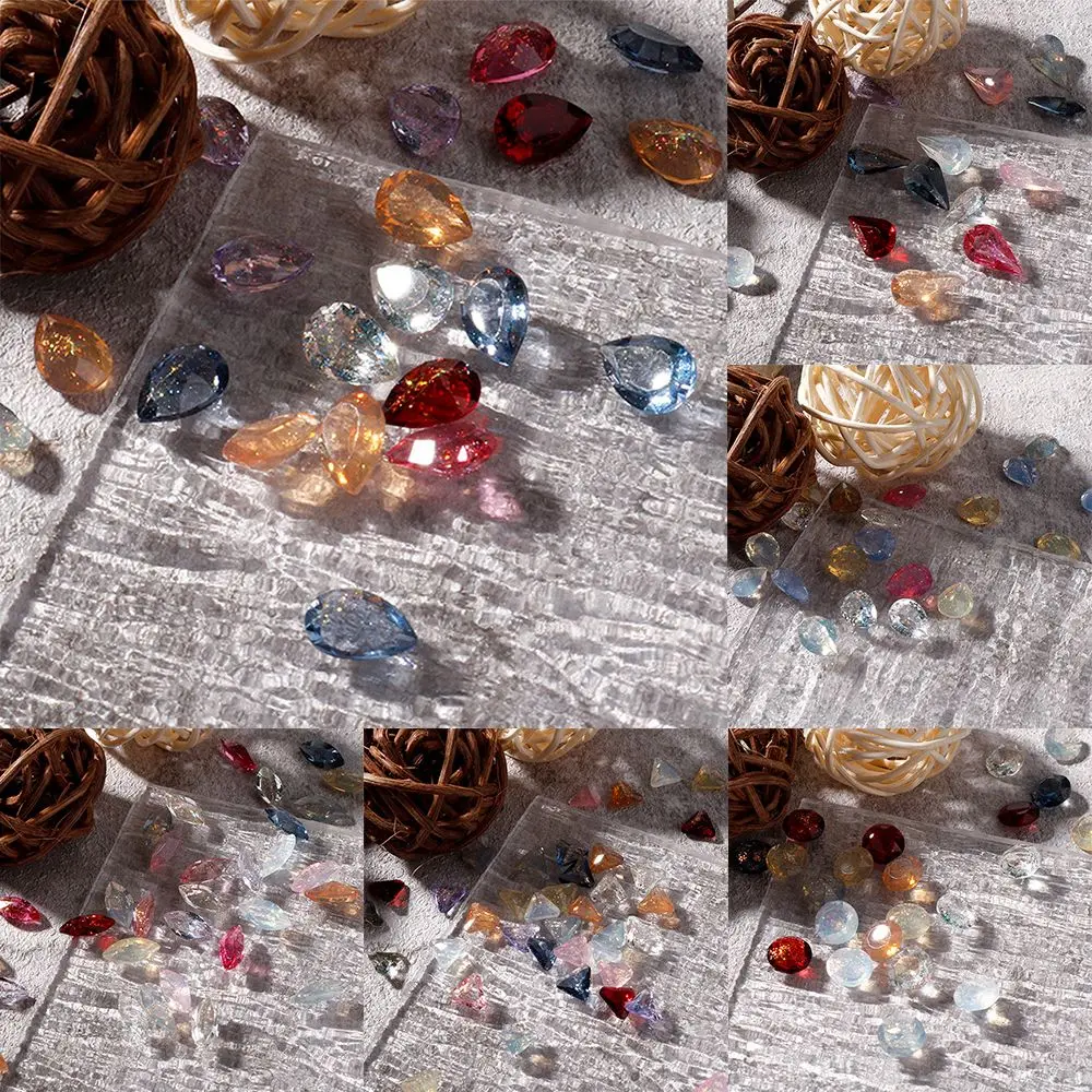 50Pcs Multicolor Stone Manicure Accessories Drill Rhinestones Nails Art Decoration Nail Parts 3D Gems Crystal
50Pcs Multicolor Stone Manicure Accessories Drill Rhinestones Nails Art Decoration Nail Parts 3D Gems Crystal