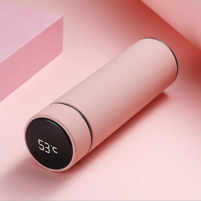 500ML Smart Insulation Cup Portable LCD Temperature Display Students Male And Female Water Kettle Intelligent Thermos Bottle
500ML Smart Insulation Cup Portable LCD Temperature Display Students Male And Female Water Kettle Intelligent Thermos Bottle