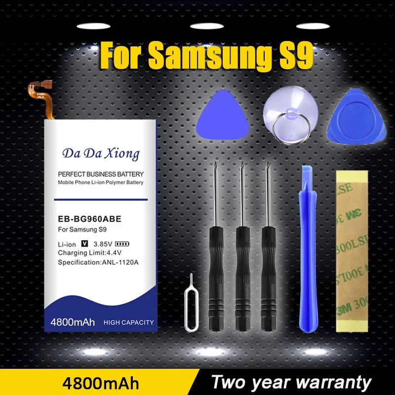 

High Capacity Battery 4800mAh For Samsung GALAXY S9 G9600 G960F SM-G960 EB-BG960ABE Bateria