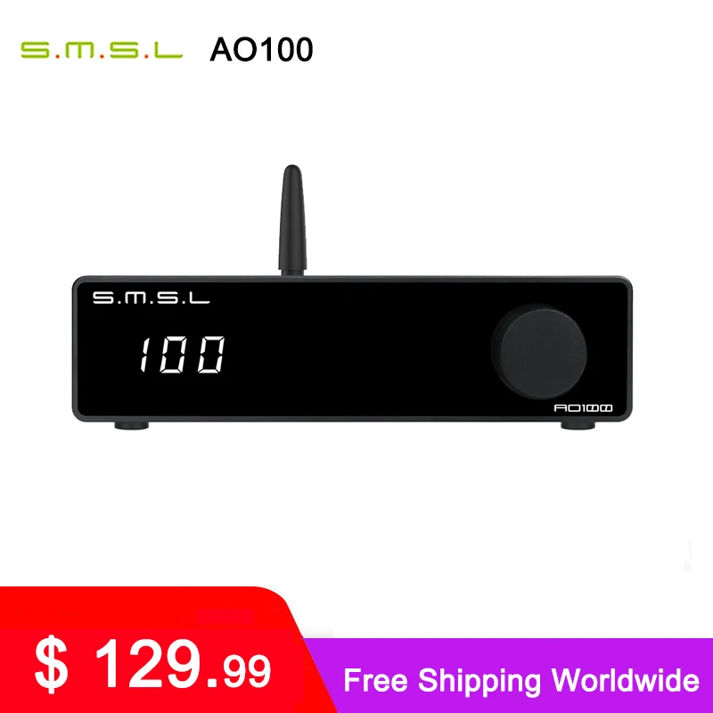 SMSL AO100 Power Amplifier 70W*2 Bluetooth 5.0 Subwoofer pre out for 2.1 System EQ modes MA12070 Power Amp With Remote Control 
SMSL AO100 Power Amplifier 70W*2 Bluetooth 5.0 Subwoofer pre out for 2.1 System EQ modes MA12070 Power Amp With Remote Control