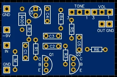 Diy Handmade Guitar Effector Fuzzrite Ge Old Germanium Tube Single Piece Effector Circuit Board PCB Board
Diy Handmade Guitar Effector Fuzzrite Ge Old Germanium Tube Single Piece Effector Circuit Board PCB Board