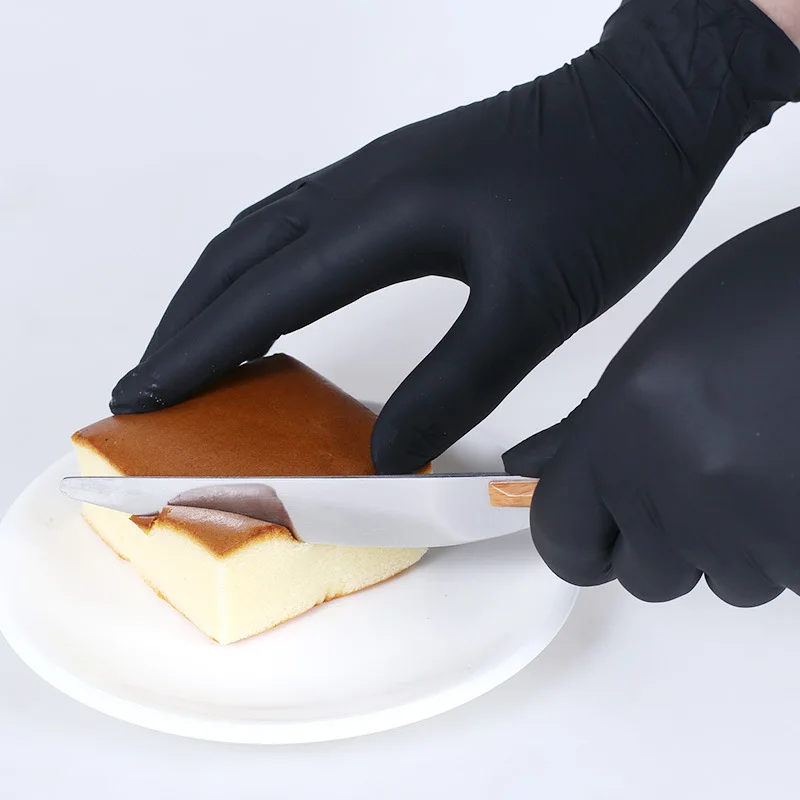 Disposable Gloves High Elasticity Powder Free Black Mixed Nitrile Gloves Anti-Acid Alkali Synthetic Protection Work Gloves
Disposable Gloves High Elasticity Powder Free Black Mixed Nitrile Gloves Anti-Acid Alkali Synthetic Protection Work Gloves