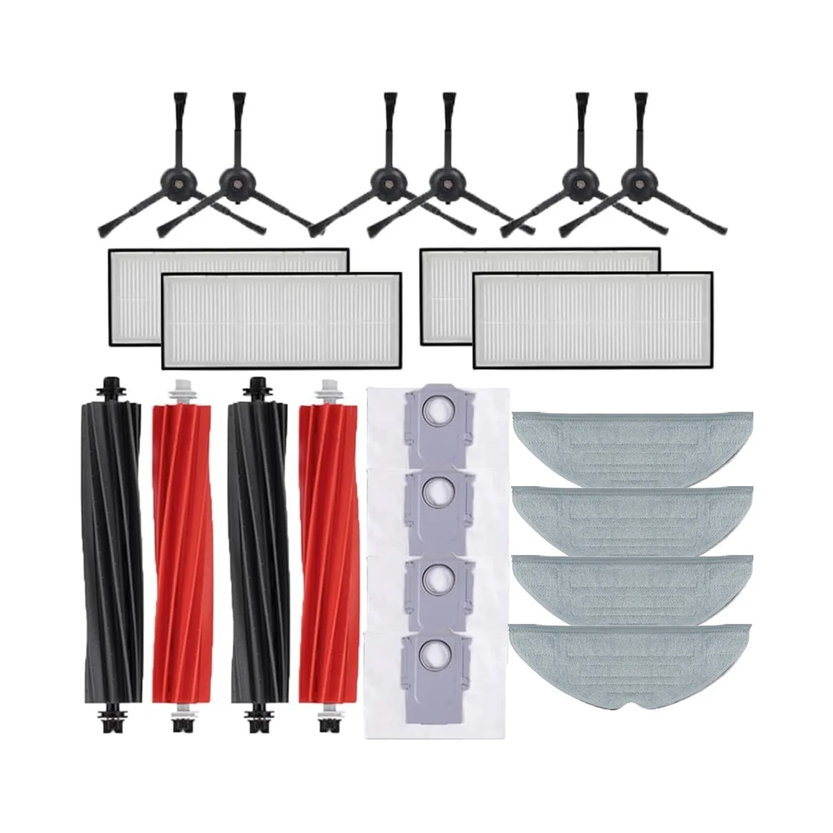 For S8 S8 Pro Ultra S8+ Spare Parts Main Side Brush Mop Cloths HEPA Filters Dust Bags Accessories
For S8 S8 Pro Ultra S8+ Spare Parts Main Side Brush Mop Cloths HEPA Filters Dust Bags Accessories