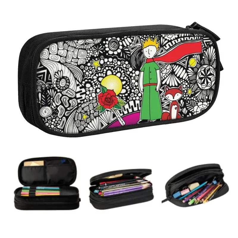 Cute The Little Prince Fairy Tale Pencil Cases for Boy Girl Large Capacity France Fantasy Fiction Pencil Bag School Accessories
Cute The Little Prince Fairy Tale Pencil Cases for Boy Girl Large Capacity France Fantasy Fiction Pencil Bag School Accessories