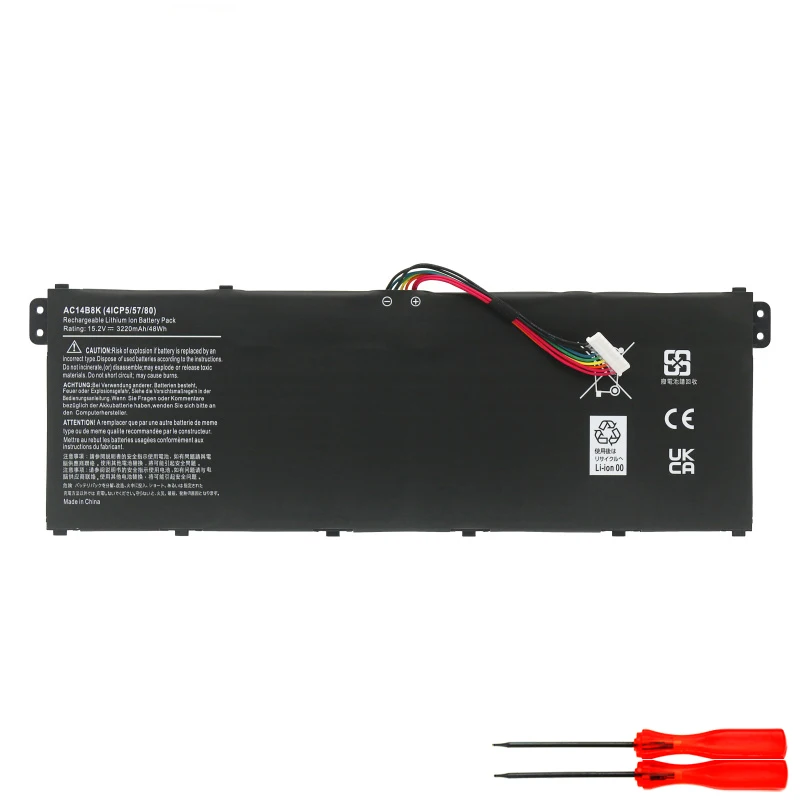 

ZDIUIU AC14B8K Laptop Battery for ACER V3-371 V3-371G R3-131T R7-371T E5-771G R5-471T R5-571T ES1-711G R3-131T CB3-111