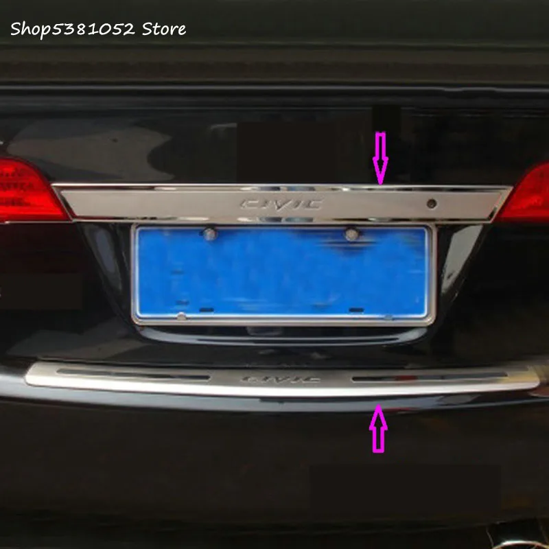 Rearguard Strip For Honda Civic 2006 2009 2014 Rear Bumper Trunk Trim Bumper Pedal Car Styling Auto Decoration
Rearguard Strip For Honda Civic 2006 2009 2014 Rear Bumper Trunk Trim Bumper Pedal Car Styling Auto Decoration