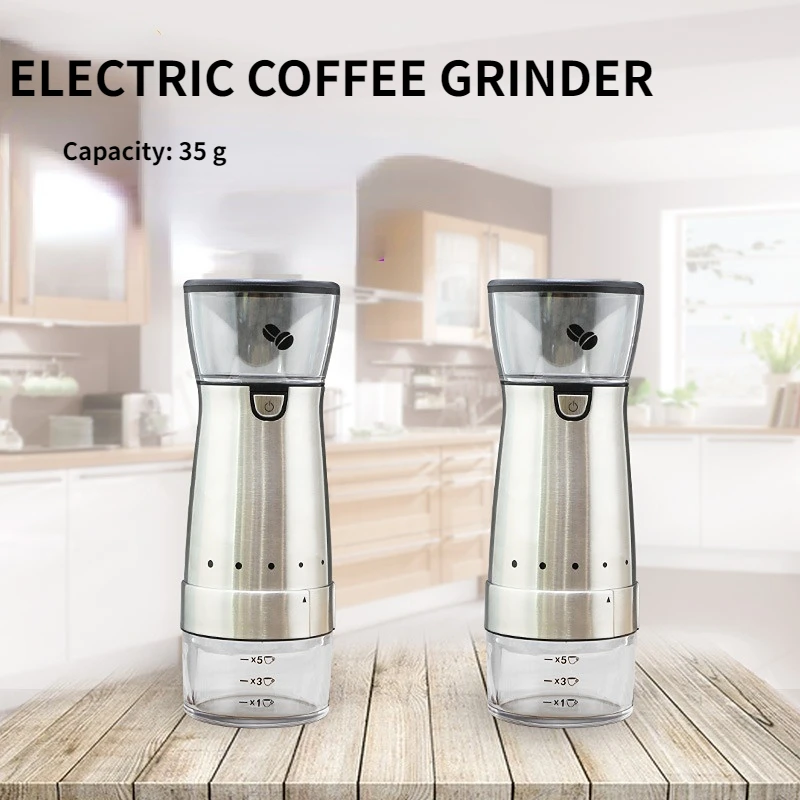 Electric Coffee Grinder Small Usb Charging Automatic Coffee Bean Grinder Stainless steel Home Bean Grinder Home Kitchen Crusher
Electric Coffee Grinder Small Usb Charging Automatic Coffee Bean Grinder Stainless steel Home Bean Grinder Home Kitchen Crusher