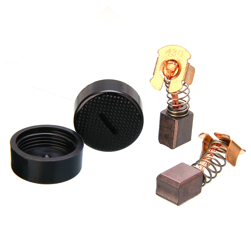 2pcs Carbon Brush W/ Cap Cover CB-430 BGA450 BGA452 DGA452 GA400 BGA402 Angle Grinder Power Tool Accessories
2pcs Carbon Brush W/ Cap Cover CB-430 BGA450 BGA452 DGA452 GA400 BGA402 Angle Grinder Power Tool Accessories