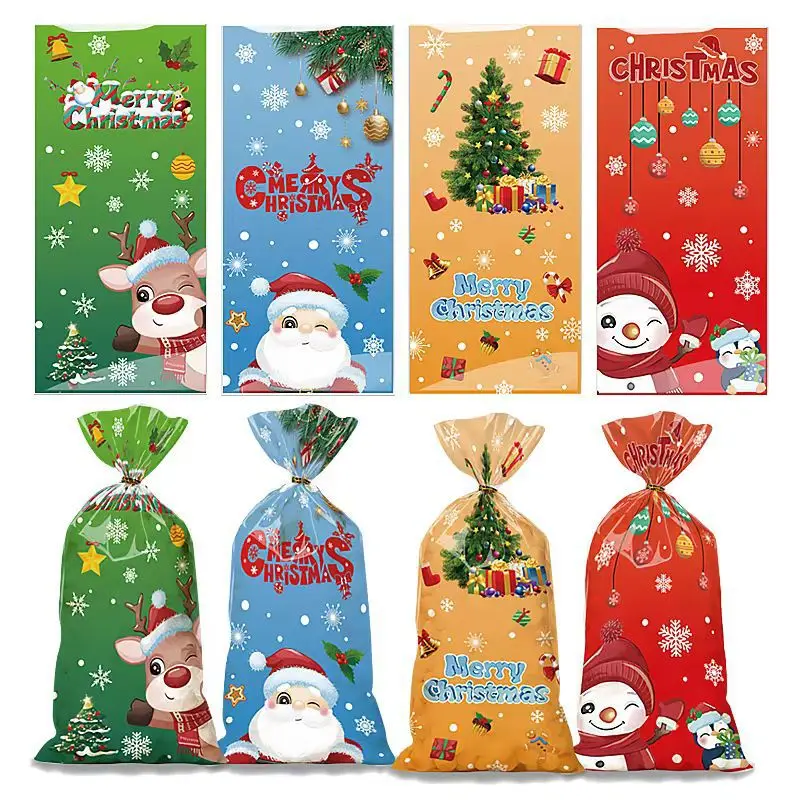 50Pcs Merry Christmas Candy Bag Elk Santa Claus Snowman Baking Packing Bag Christmas Decorations For Home Xmas Gifts New Year
50Pcs Merry Christmas Candy Bag Elk Santa Claus Snowman Baking Packing Bag Christmas Decorations For Home Xmas Gifts New Year