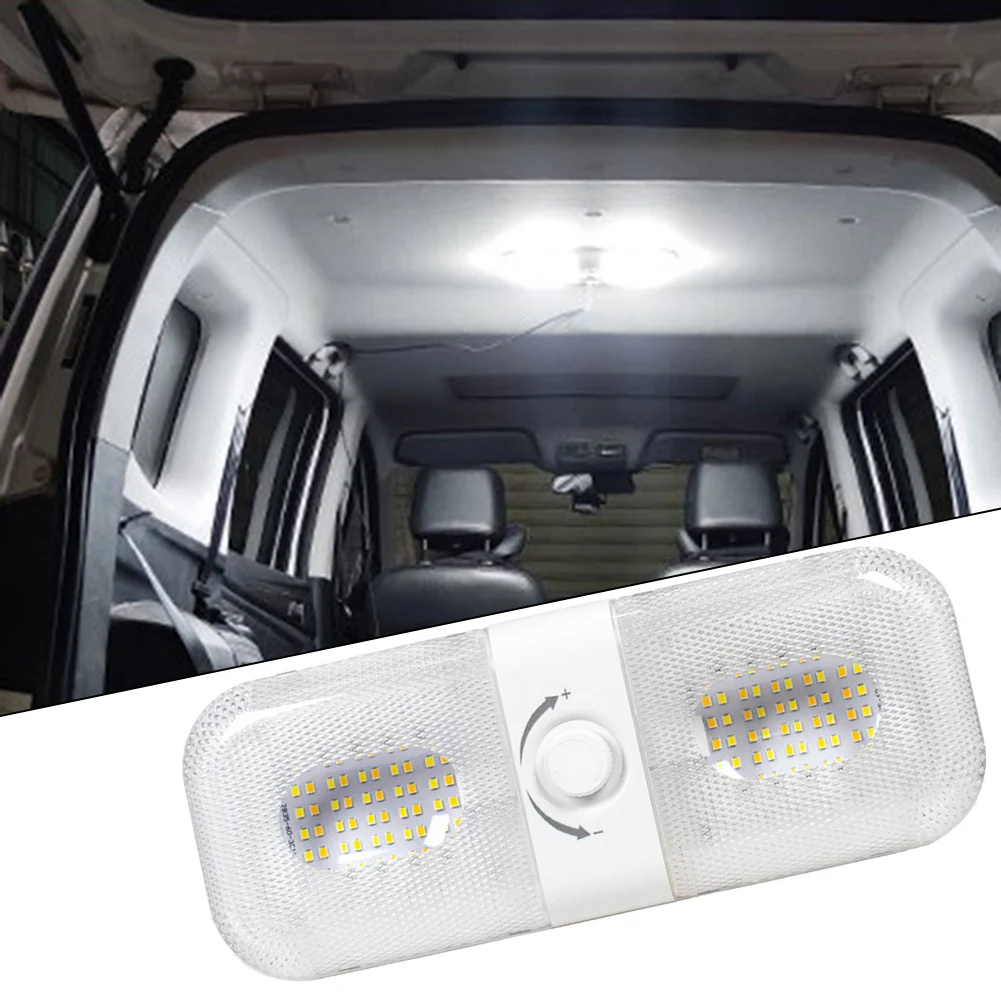 12-24V Stepless Dimming RV LED Dome Light Highlight 120 LED Cab Reading Light Boat Caravan Motorhome RV Accessories Supplies
12-24V Stepless Dimming RV LED Dome Light Highlight 120 LED Cab Reading Light Boat Caravan Motorhome RV Accessories Supplies